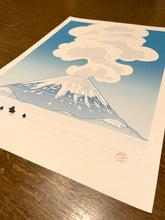 Load image into Gallery viewer, B in Japow -- Blue Volcano -Eco print
