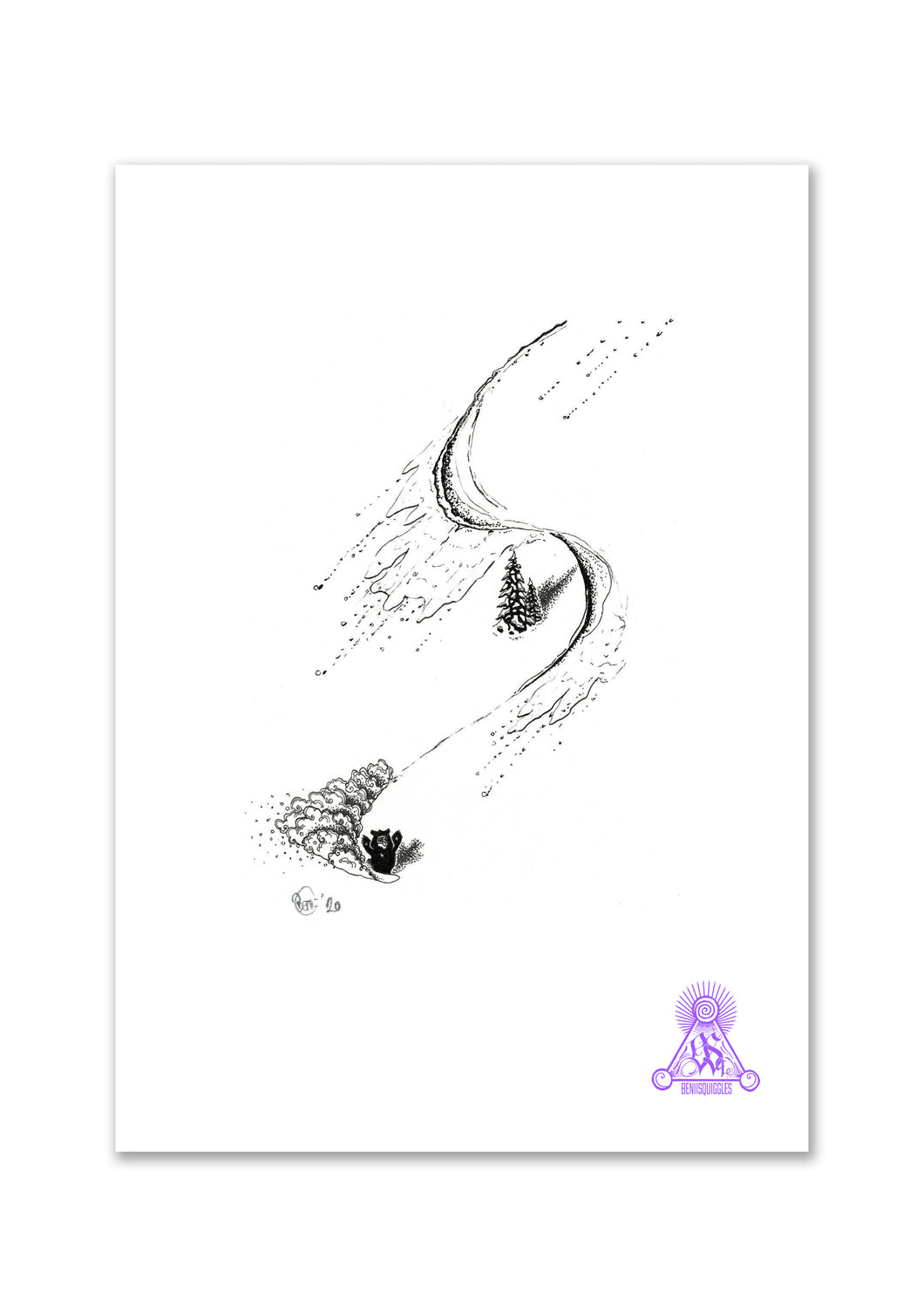 B the Bear // S is for.. // Eco Print