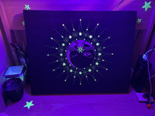 Load image into Gallery viewer, *SOLD* Luna Moon Goddess Mandala - Acrylic on Canvas Original
